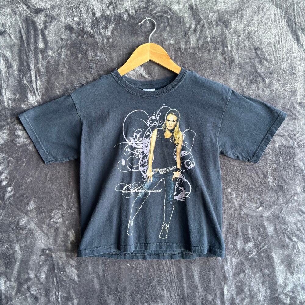 Vintage 2000s Carriel Underwood Singer T-Shirt Size: Youth Medium